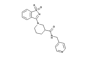 1-(1,1-diketo-1,2-benzothiazol-3-yl)-N-(4-pyridylmethyl)nipecotamide