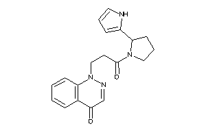 1-[3-keto-3-[2-(1H-pyrrol-2-yl)pyrrolidino]propyl]cinnolin-4-one