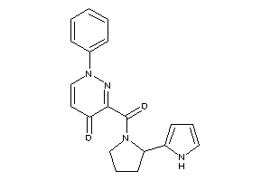 1-phenyl-3-[2-(1H-pyrrol-2-yl)pyrrolidine-1-carbonyl]pyridazin-4-one