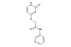 2-[(2-keto-1H-pyrimidin-4-yl)thio]-N-(3-pyridyl)acetamide