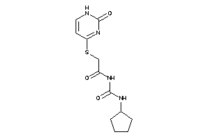 N-(cyclopentylcarbamoyl)-2-[(2-keto-1H-pyrimidin-4-yl)thio]acetamide