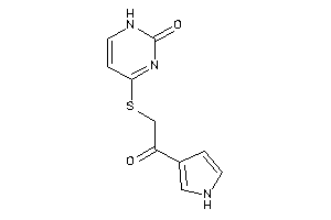 4-[[2-keto-2-(1H-pyrrol-3-yl)ethyl]thio]-1H-pyrimidin-2-one