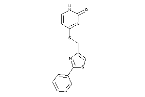 4-[(2-phenylthiazol-4-yl)methylthio]-1H-pyrimidin-2-one