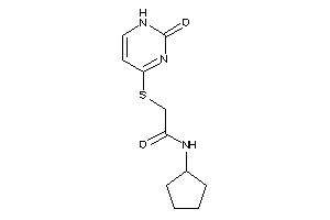 N-cyclopentyl-2-[(2-keto-1H-pyrimidin-4-yl)thio]acetamide