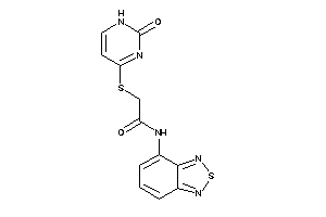 2-[(2-keto-1H-pyrimidin-4-yl)thio]-N-piazthiol-4-yl-acetamide