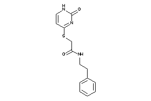 2-[(2-keto-1H-pyrimidin-4-yl)thio]-N-phenethyl-acetamide