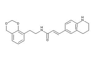 N-[2-(4H-1,3-benzodioxin-8-yl)ethyl]-3-(1,2,3,4-tetrahydroquinolin-6-yl)acrylamide