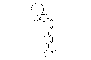 3-[2-keto-2-[4-(2-ketopyrrolidino)phenyl]ethyl]-1,3-diazaspiro[4.7]dodecane-2,4-quinone