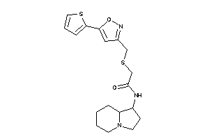 N-indolizidin-1-yl-2-[[5-(2-thienyl)isoxazol-3-yl]methylthio]acetamide