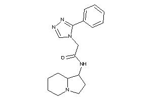 N-indolizidin-1-yl-2-(3-phenyl-1,2,4-triazol-4-yl)acetamide