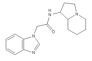 2-(benzimidazol-1-yl)-N-indolizidin-1-yl-acetamide