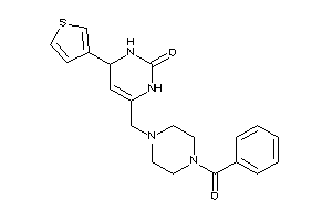 6-[(4-benzoylpiperazino)methyl]-4-(3-thienyl)-3,4-dihydro-1H-pyrimidin-2-one