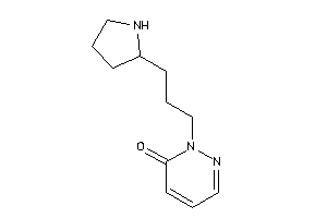 2-(3-pyrrolidin-2-ylpropyl)pyridazin-3-one