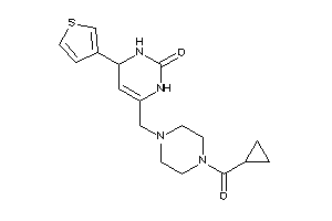 6-[[4-(cyclopropanecarbonyl)piperazino]methyl]-4-(3-thienyl)-3,4-dihydro-1H-pyrimidin-2-one