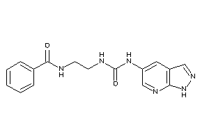 N-[2-(1H-pyrazolo[3,4-b]pyridin-5-ylcarbamoylamino)ethyl]benzamide