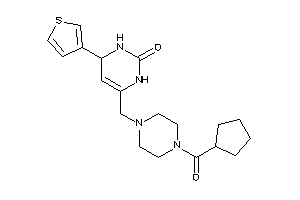 6-[[4-(cyclopentanecarbonyl)piperazino]methyl]-4-(3-thienyl)-3,4-dihydro-1H-pyrimidin-2-one