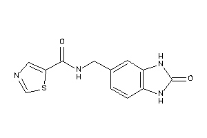 N-[(2-keto-1,3-dihydrobenzimidazol-5-yl)methyl]thiazole-5-carboxamide