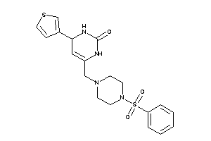 6-[(4-besylpiperazino)methyl]-4-(3-thienyl)-3,4-dihydro-1H-pyrimidin-2-one