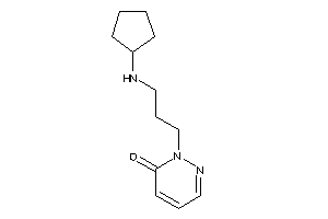 2-[3-(cyclopentylamino)propyl]pyridazin-3-one