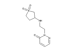 2-[2-[(1,1-diketothiolan-3-yl)amino]ethyl]pyridazin-3-one