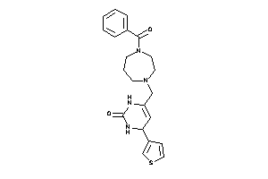 6-[(4-benzoyl-1,4-diazepan-1-yl)methyl]-4-(3-thienyl)-3,4-dihydro-1H-pyrimidin-2-one