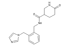 N-[2-(imidazol-1-ylmethyl)benzyl]-6-keto-nipecotamide