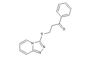 1-phenyl-3-([1,2,4]triazolo[4,3-a]pyridin-3-ylthio)propan-1-one