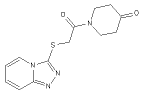 1-[2-([1,2,4]triazolo[4,3-a]pyridin-3-ylthio)acetyl]-4-piperidone