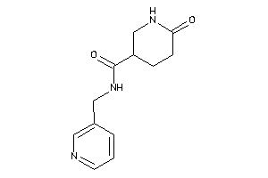 6-keto-N-(3-pyridylmethyl)nipecotamide