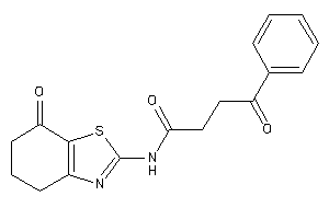 4-keto-N-(7-keto-5,6-dihydro-4H-1,3-benzothiazol-2-yl)-4-phenyl-butyramide