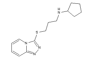 Cyclopentyl-[3-([1,2,4]triazolo[4,3-a]pyridin-3-ylthio)propyl]amine