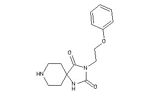 3-(2-phenoxyethyl)-1,3,8-triazaspiro[4.5]decane-2,4-quinone