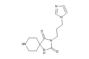 3-(3-imidazol-1-ylpropyl)-1,3,8-triazaspiro[4.5]decane-2,4-quinone