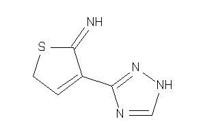 [4-(1H-1,2,4-triazol-3-yl)-2H-thiophen-5-ylidene]amine