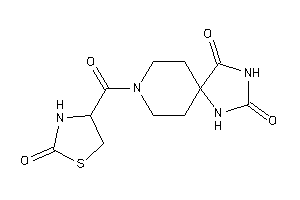 Image of 8-(2-ketothiazolidine-4-carbonyl)-2,4,8-triazaspiro[4.5]decane-1,3-quinone