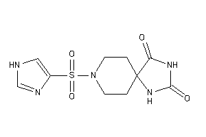 8-(1H-imidazol-4-ylsulfonyl)-2,4,8-triazaspiro[4.5]decane-1,3-quinone