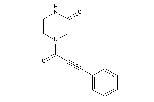 4-(3-phenylpropioloyl)piperazin-2-one