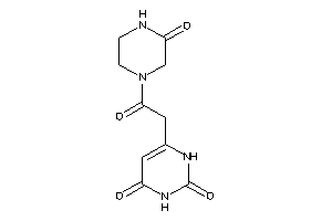 6-[2-keto-2-(3-ketopiperazino)ethyl]uracil