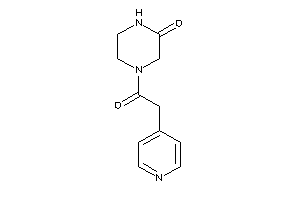 4-[2-(4-pyridyl)acetyl]piperazin-2-one