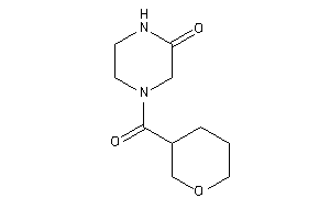 4-(tetrahydropyran-3-carbonyl)piperazin-2-one