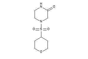 4-tetrahydropyran-4-ylsulfonylpiperazin-2-one