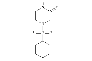 4-cyclohexylsulfonylpiperazin-2-one