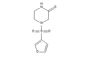Image of 4-(3-furylsulfonyl)piperazin-2-one