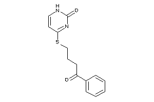 4-[(4-keto-4-phenyl-butyl)thio]-1H-pyrimidin-2-one