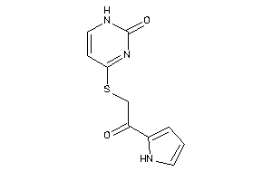 4-[[2-keto-2-(1H-pyrrol-2-yl)ethyl]thio]-1H-pyrimidin-2-one