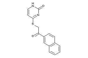 4-[[2-keto-2-(2-naphthyl)ethyl]thio]-1H-pyrimidin-2-one