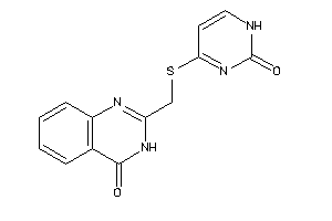 2-[[(2-keto-1H-pyrimidin-4-yl)thio]methyl]-3H-quinazolin-4-one