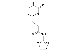 2-[(2-keto-1H-pyrimidin-4-yl)thio]-N-thiazol-2-yl-acetamide