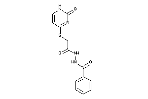 N'-[2-[(2-keto-1H-pyrimidin-4-yl)thio]acetyl]benzohydrazide