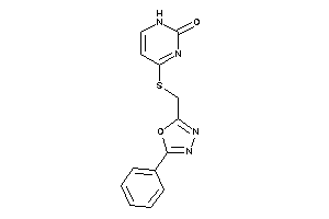 4-[(5-phenyl-1,3,4-oxadiazol-2-yl)methylthio]-1H-pyrimidin-2-one